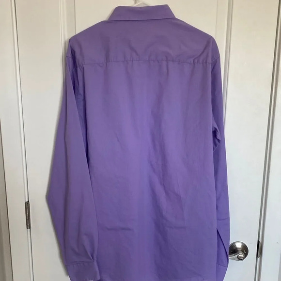 Alfani Fitted Button Down Stretch Dress Shirt - Picture 5 of 6